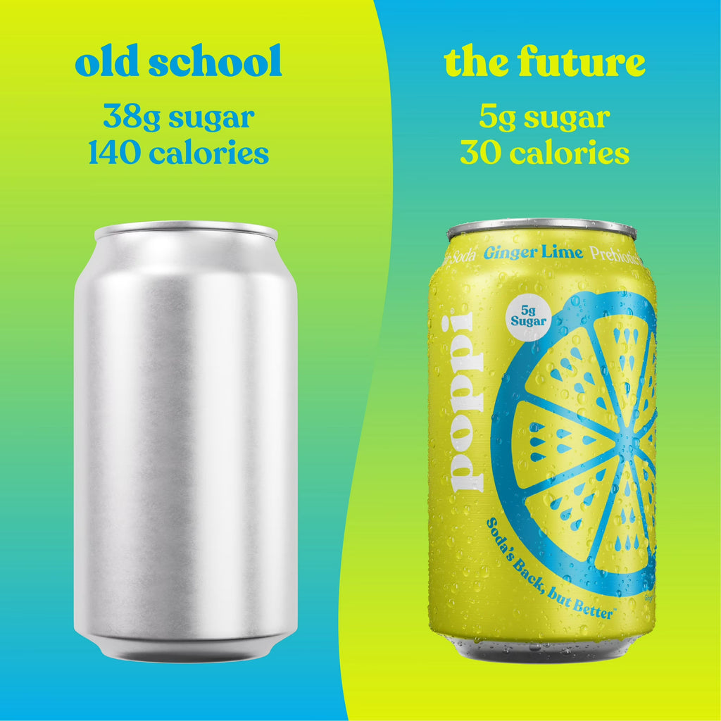poppi Prebiotic Soda Ginger Lime