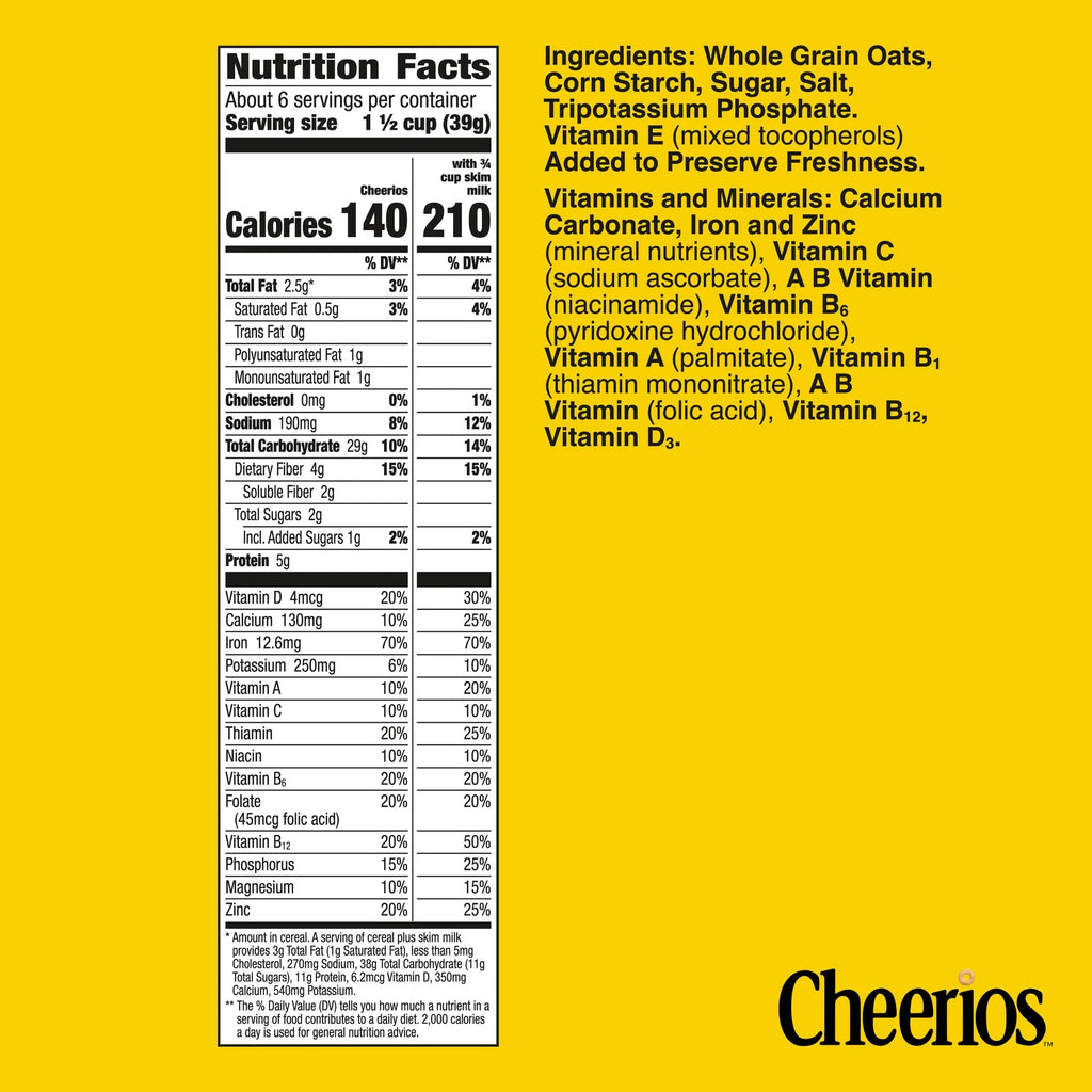 Cheerios Heart Shapes Cereal