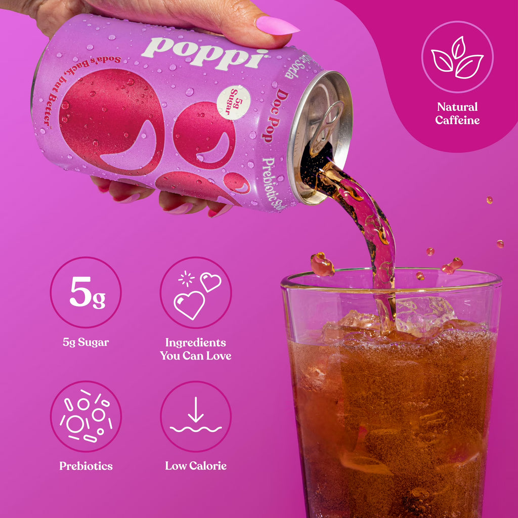 poppi Prebiotic Soda Doc Pop