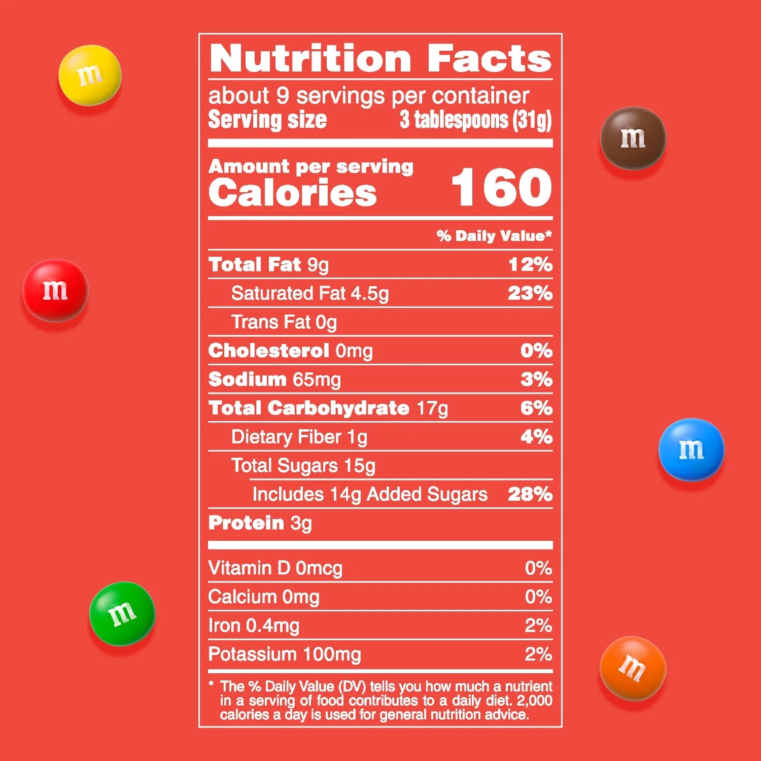 M&M's Minis Bonbons au chocolat au lait et au beurre de cacahuète