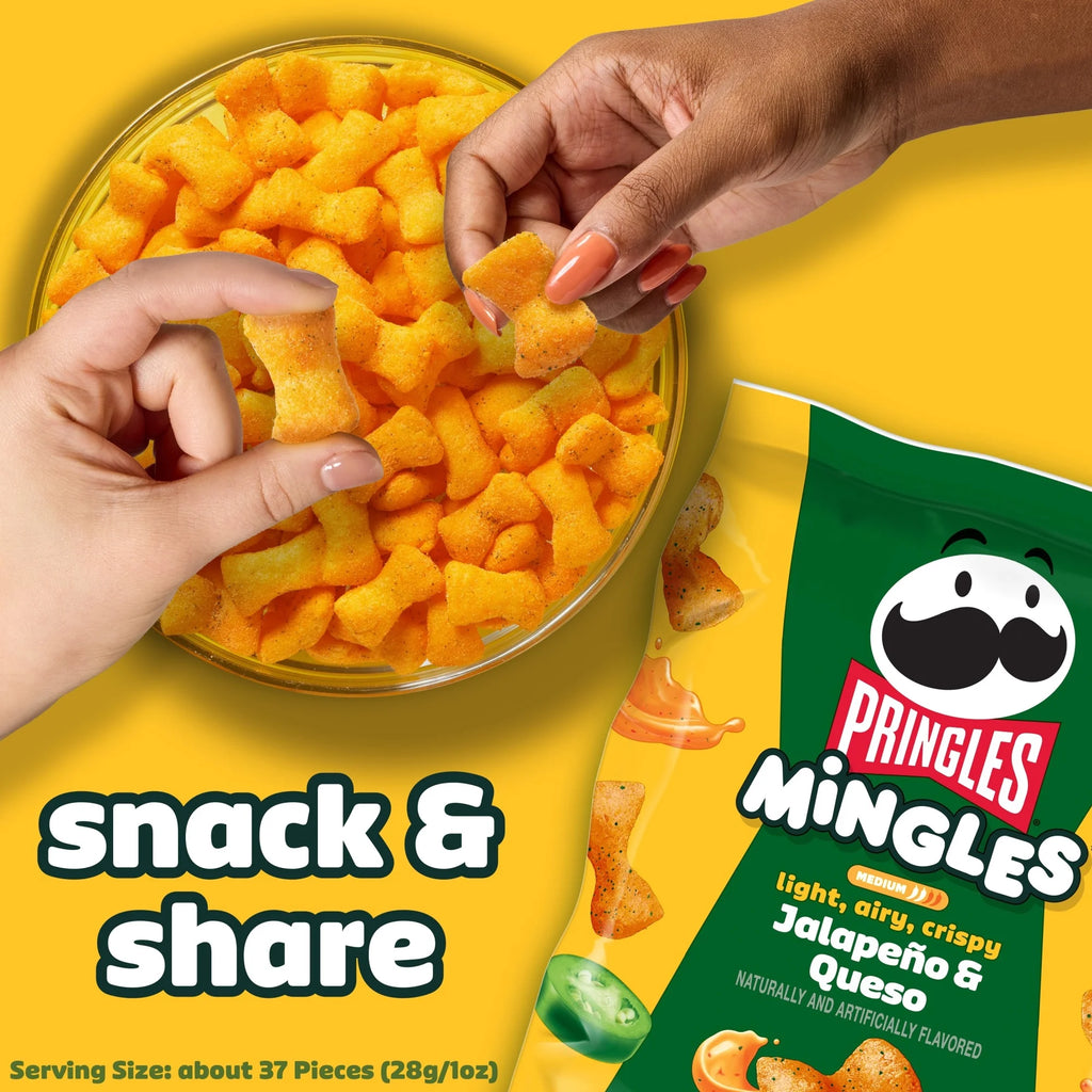 Pringles Mingles Jalapeno and Queso Puffed Snacks