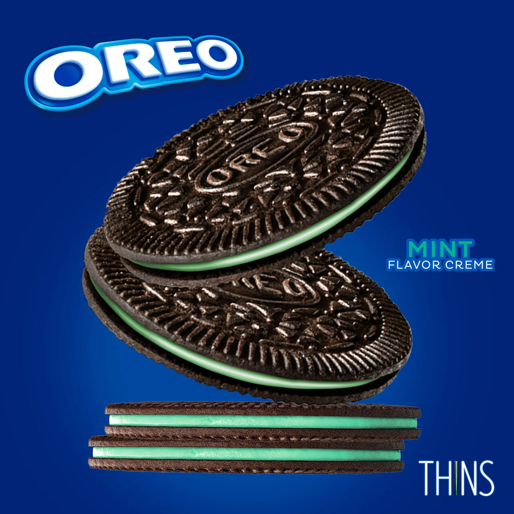 Biscuits Oreo Thins à la crème de menthe et au chocolat – Biscuits Thins à la menthe et au chocolat
