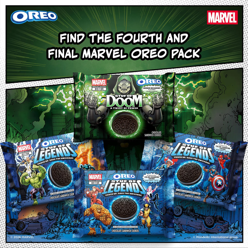 Marvel Oreo Stuf of Doom Chocolate Sandwich Cookies – Special Edition American Oreo Cookies