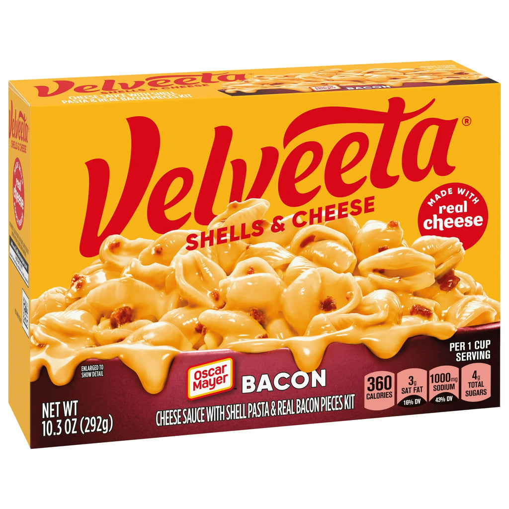 Velveeta Shells and Cheese Bacon Mac and Cheese
