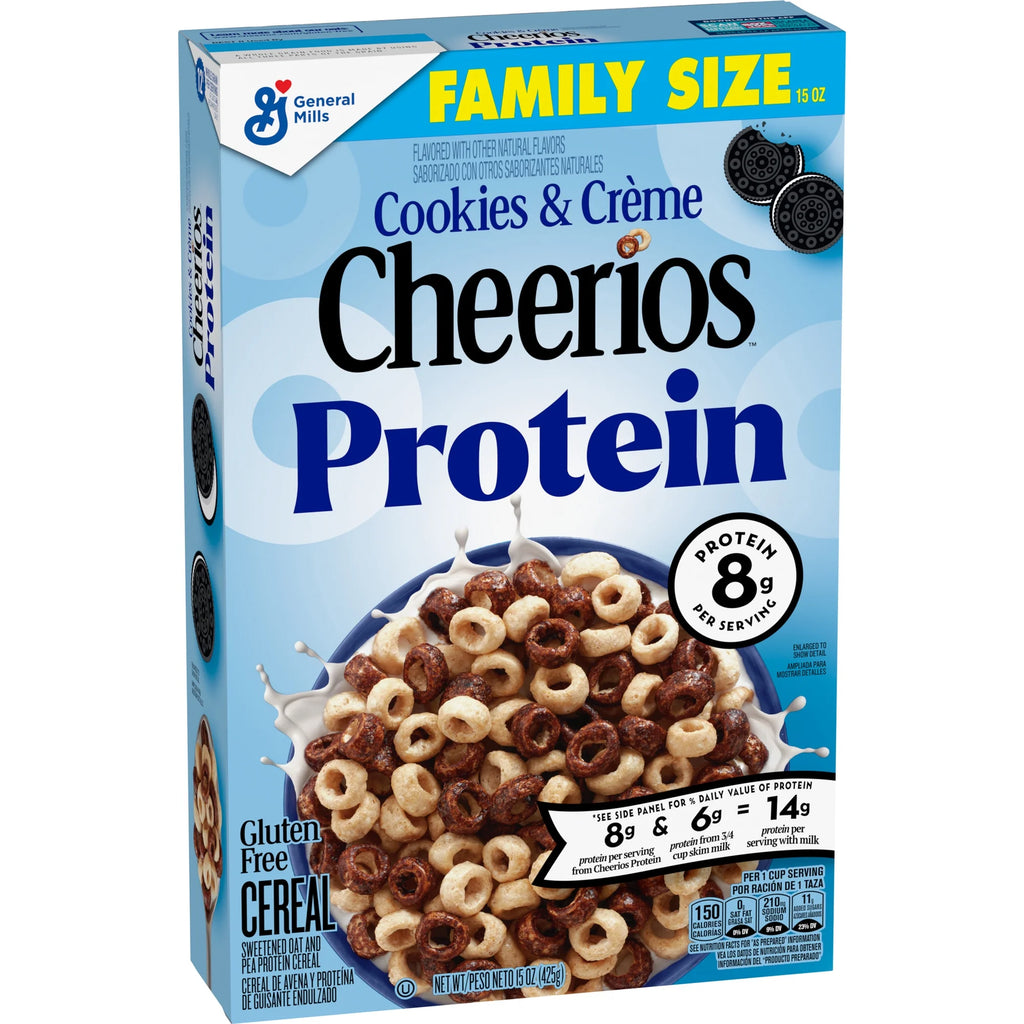 Cheerios Protein Cookies and Creme Cereal