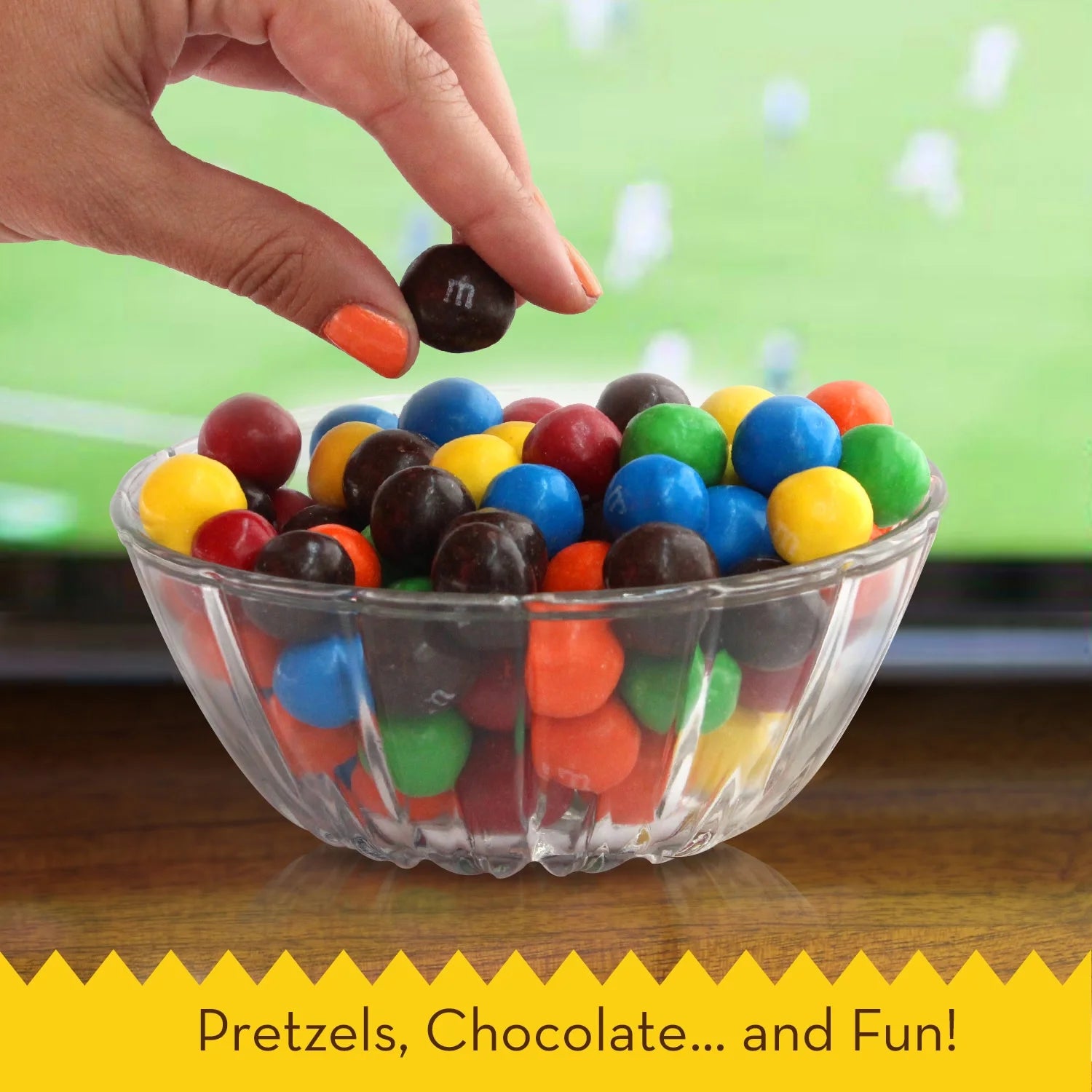 Bonbons au chocolat au lait et bretzels M&M's