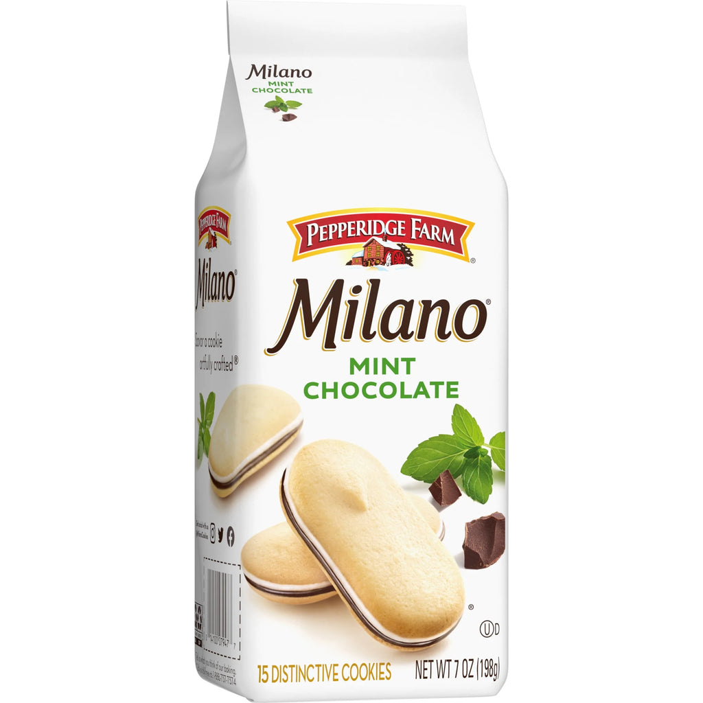 Biscuits au chocolat et à la menthe Milano de Pepperidge Farm (15 biscuits) – Biscuits américains classiques