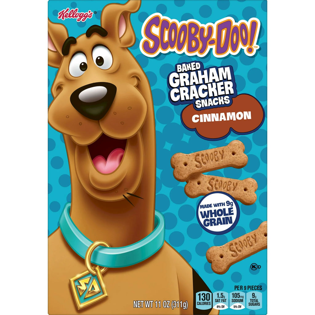 Bâtonnets de biscuits Graham à la cannelle Scooby Snacks Scooby-Doo