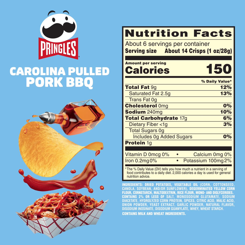 Pringles Carolina Pulled Pork BBQ