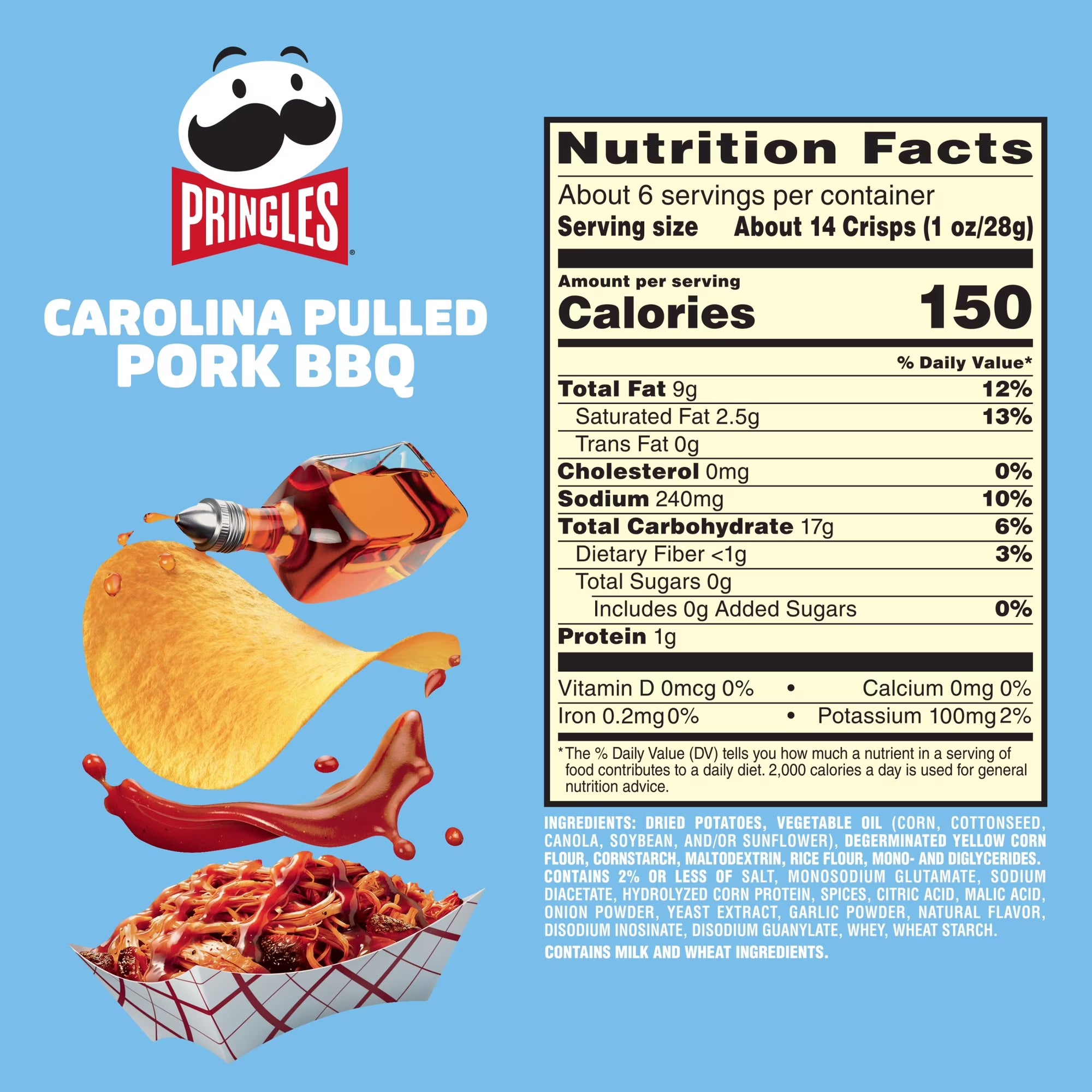 Pringles Carolina Pulled Pork BBQ