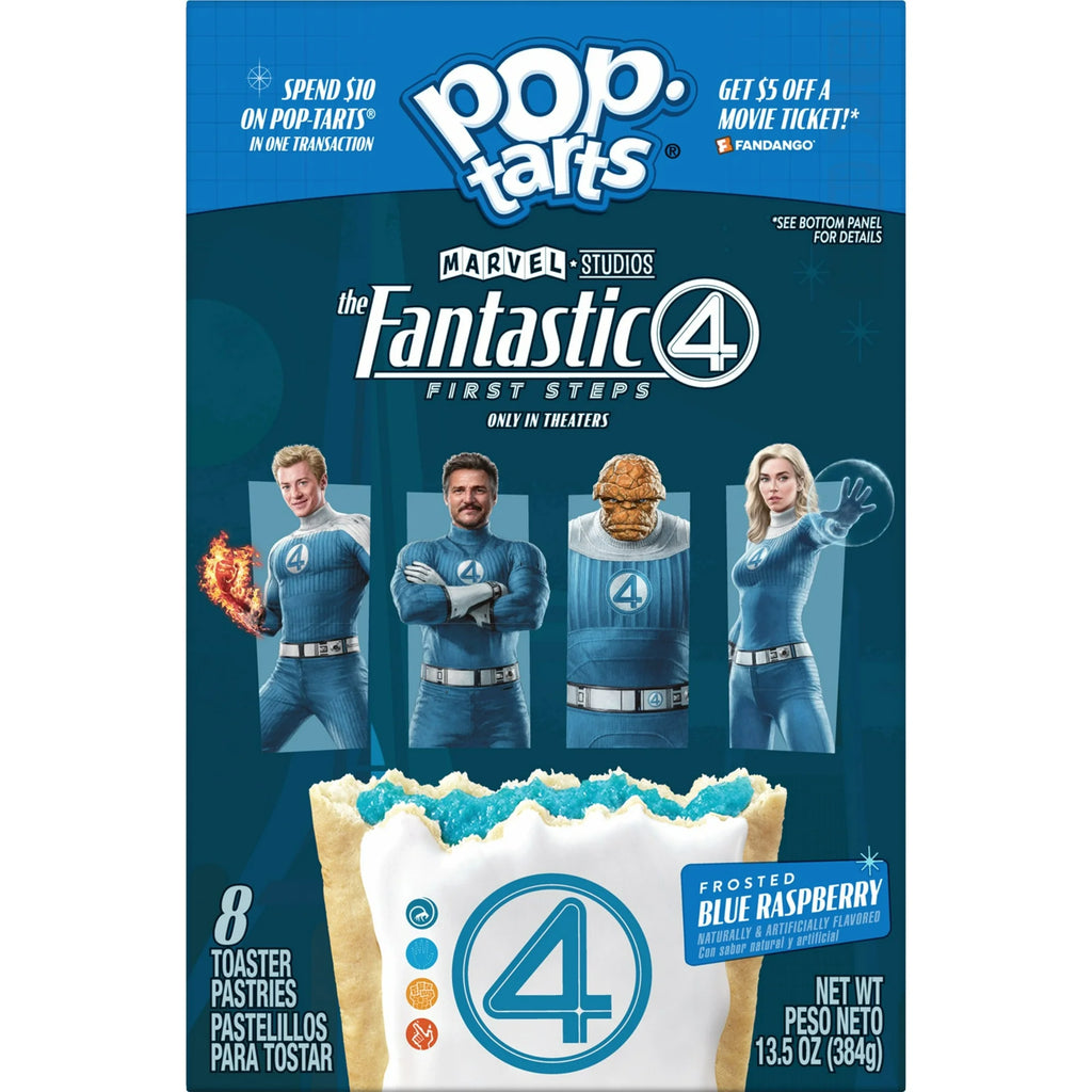 Pâtisseries Pop-Tarts glacées à la framboise bleue à griller