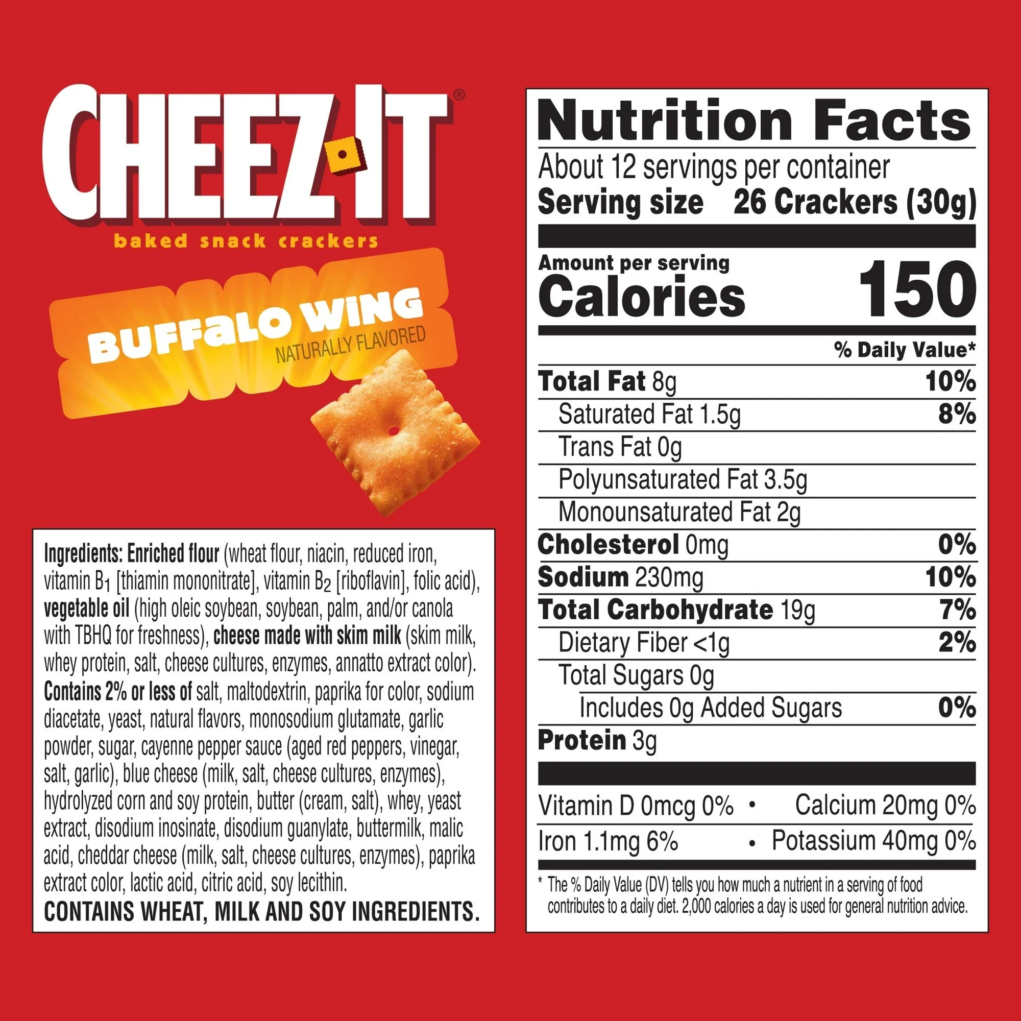 Cheez-It Buffalo Wing Cheese Crackers
