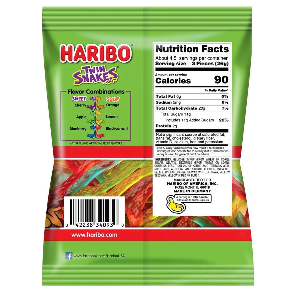 Haribo Twin Snakes Gummies
