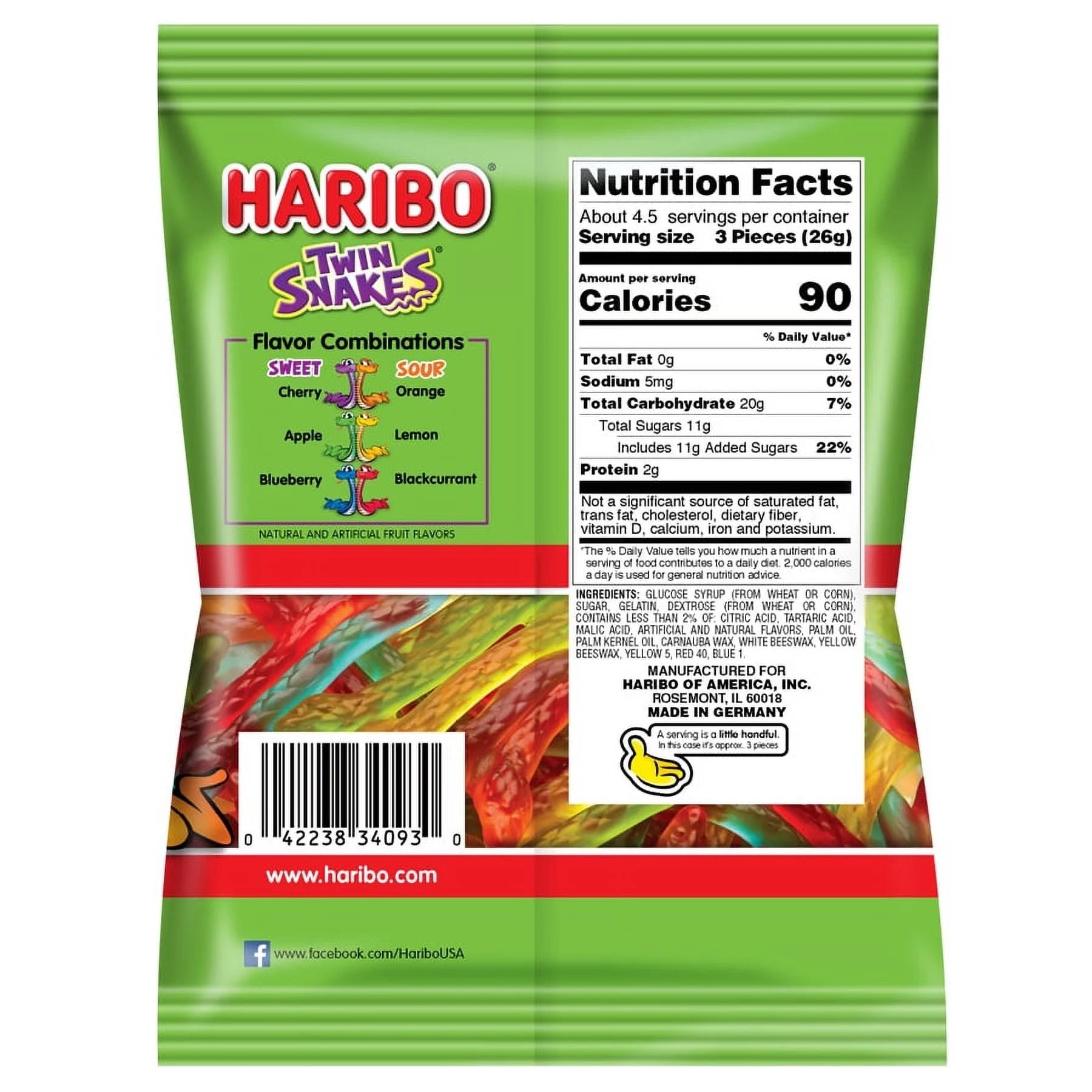 Haribo Twin Snakes Gummies