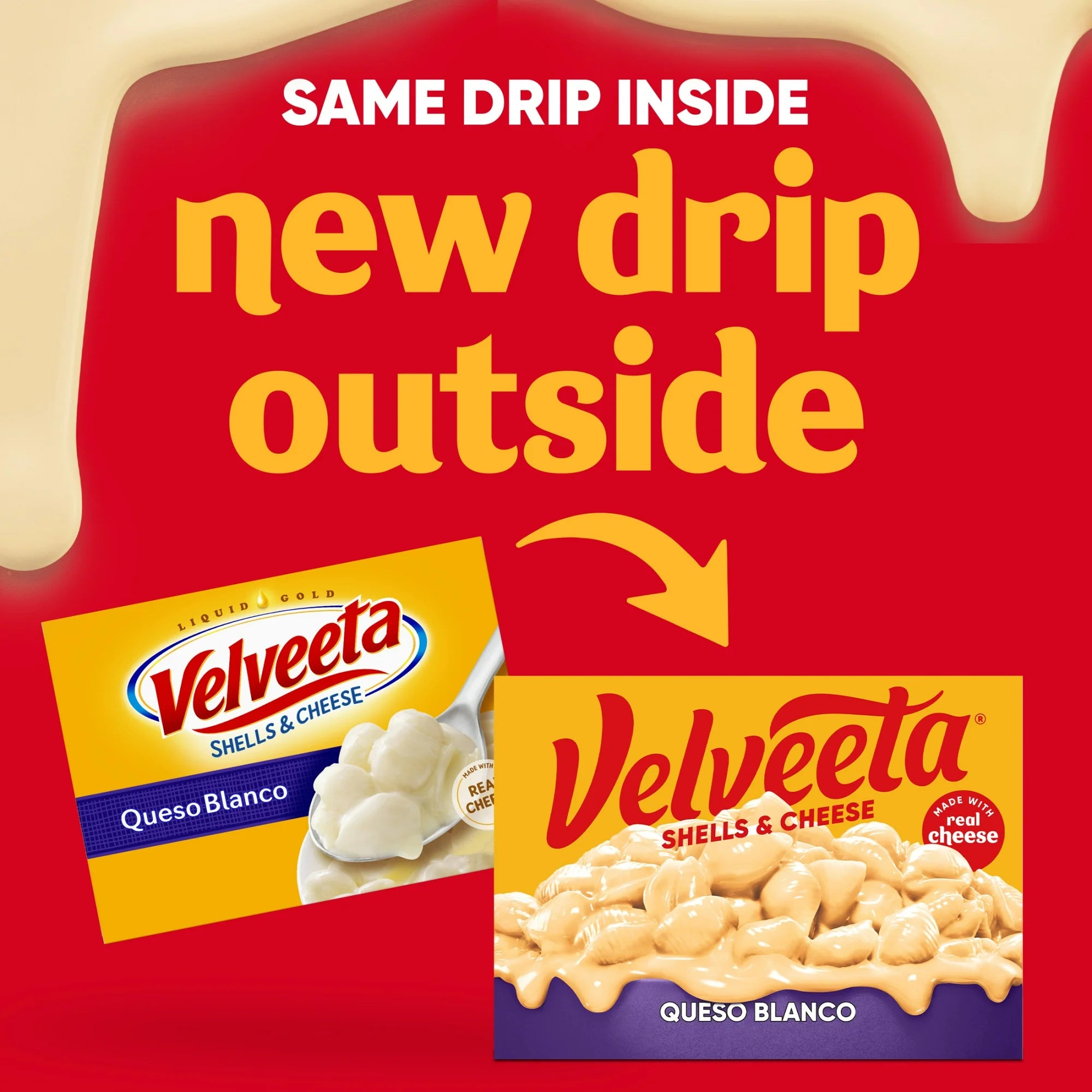 Coquillettes au fromage Velveeta, Macaroni au fromage Queso Blanco