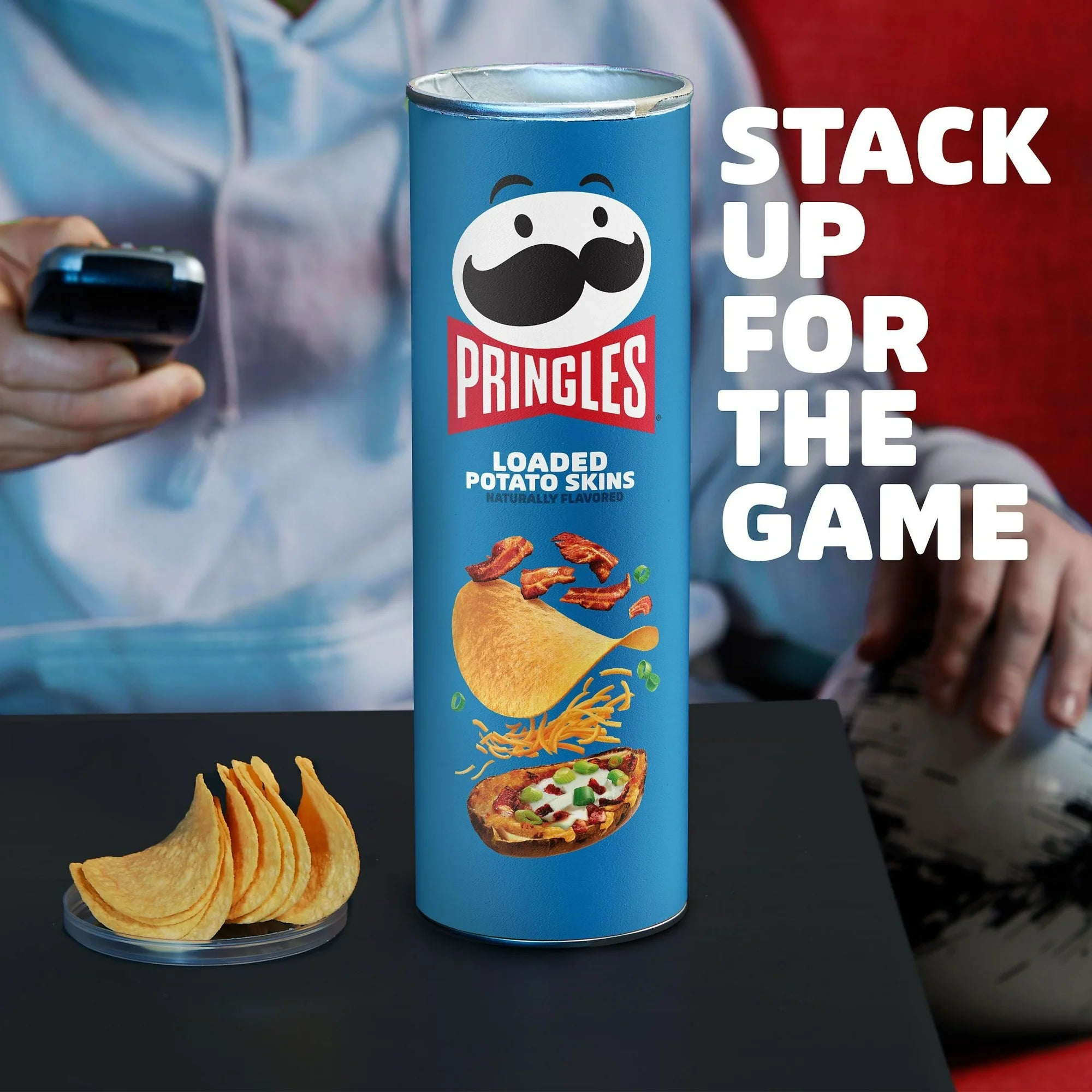 Chips Pringles enrobées de peau de pomme de terre