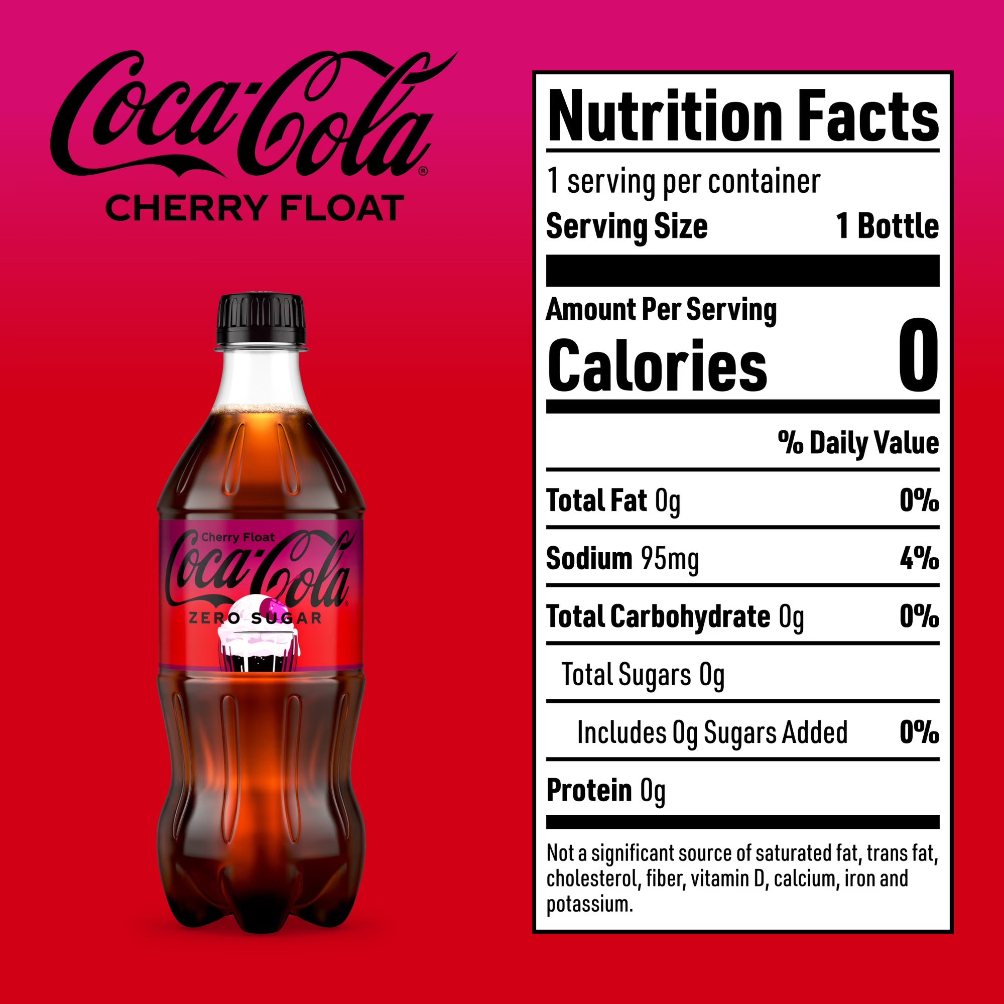 Coca-Cola Zero Sugar Cherry Float Soda