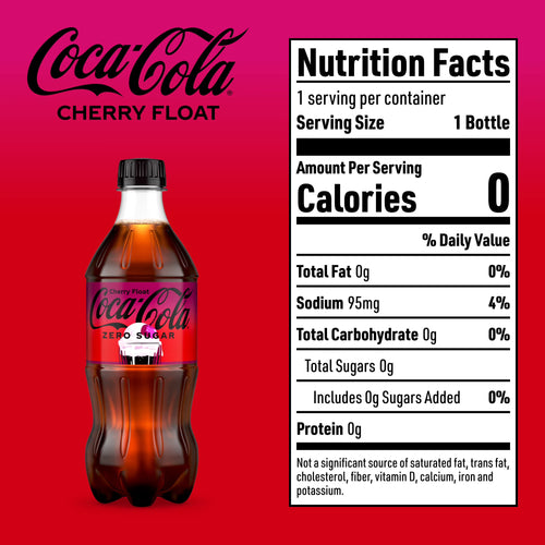 Coca-Cola Zero Sugar Cherry Float Soda