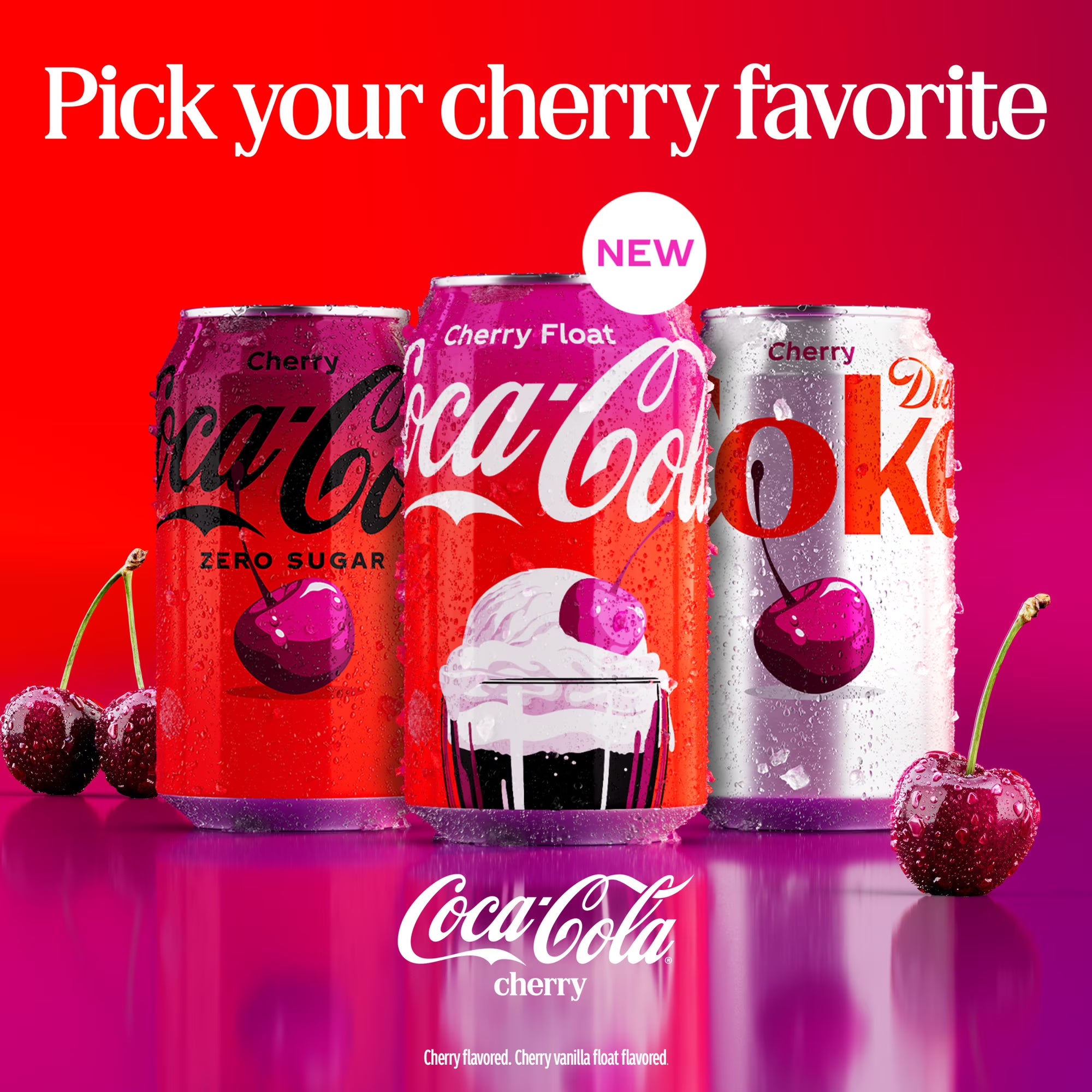 Coca-Cola Cherry Float Soda