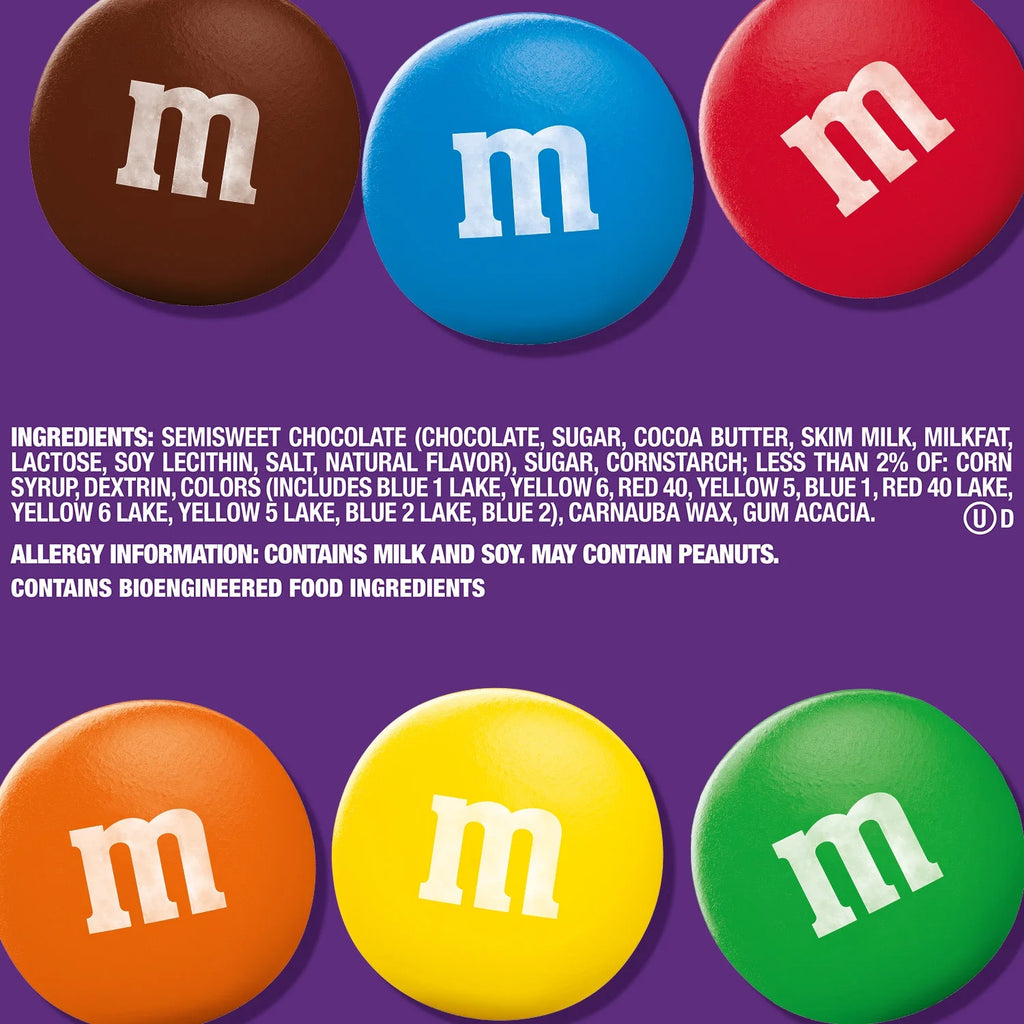 Bonbons M&M's au chocolat noir à 50 % de cacao