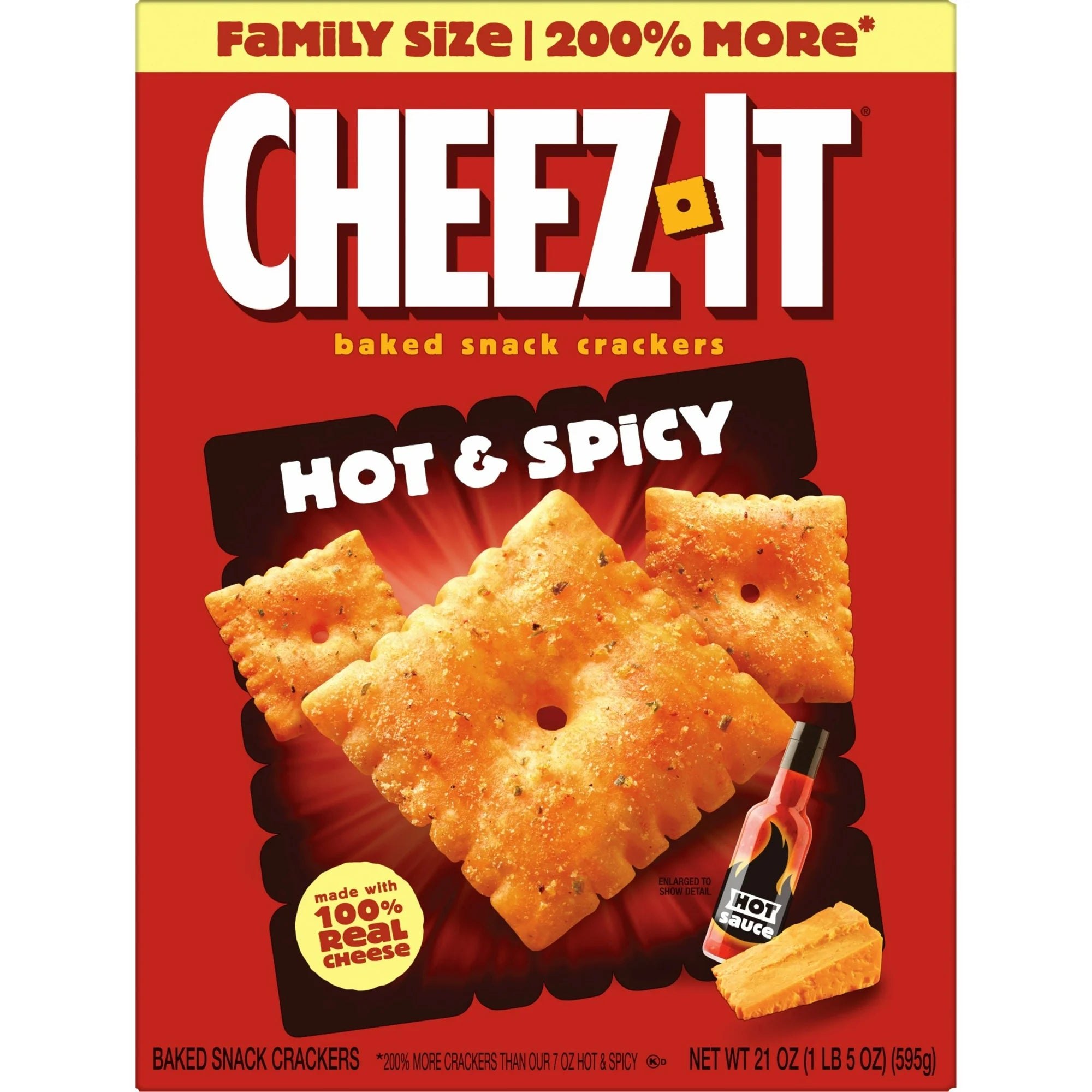 Cheez-It Hot and Spicy Cheese Crackers