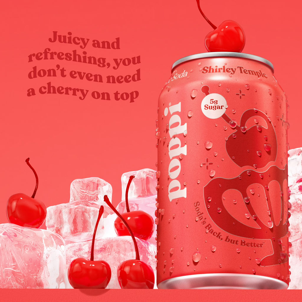 poppi Prebiotic Soda Shirley Temple