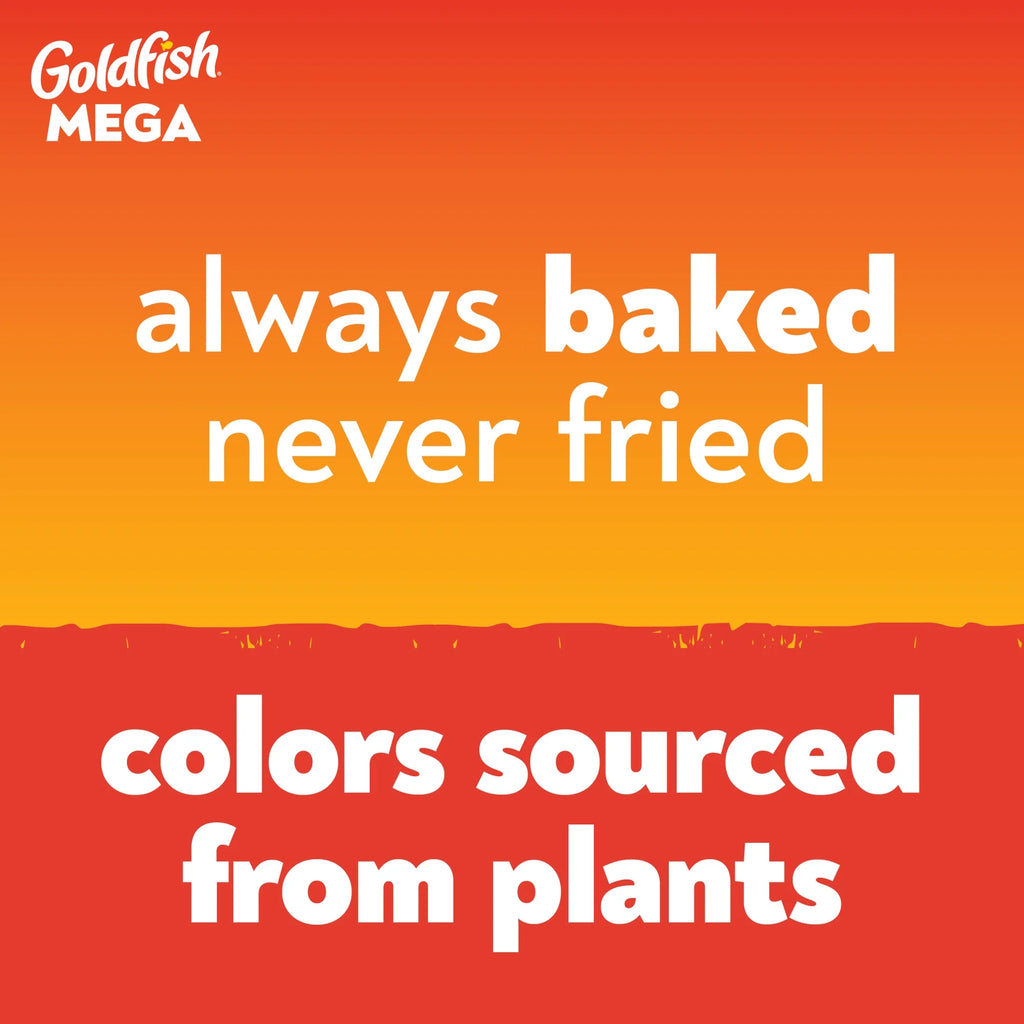 Goldfish Mega Bites Sharp Cheddar Crackers