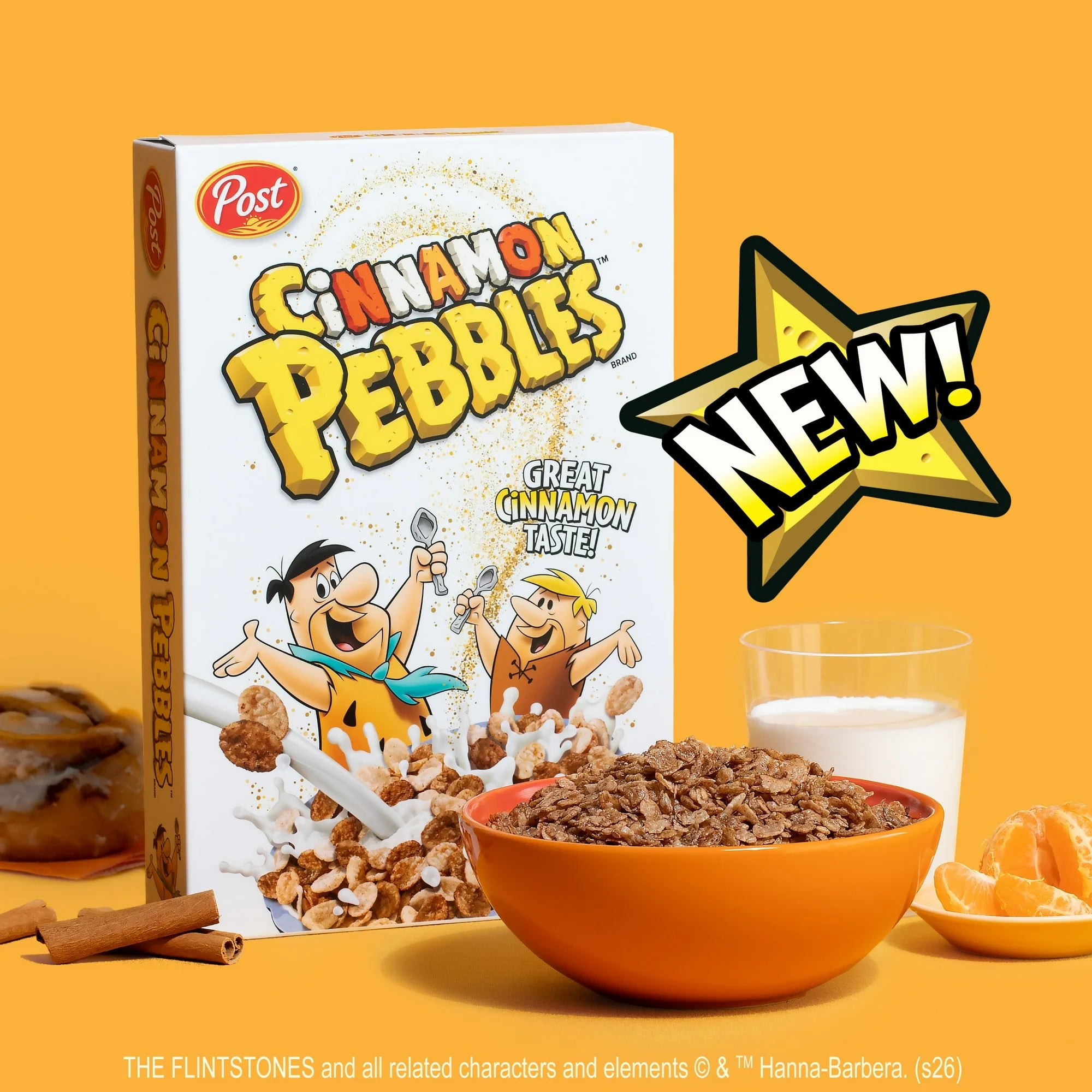 Post Cinnamon Pebbles Cereal