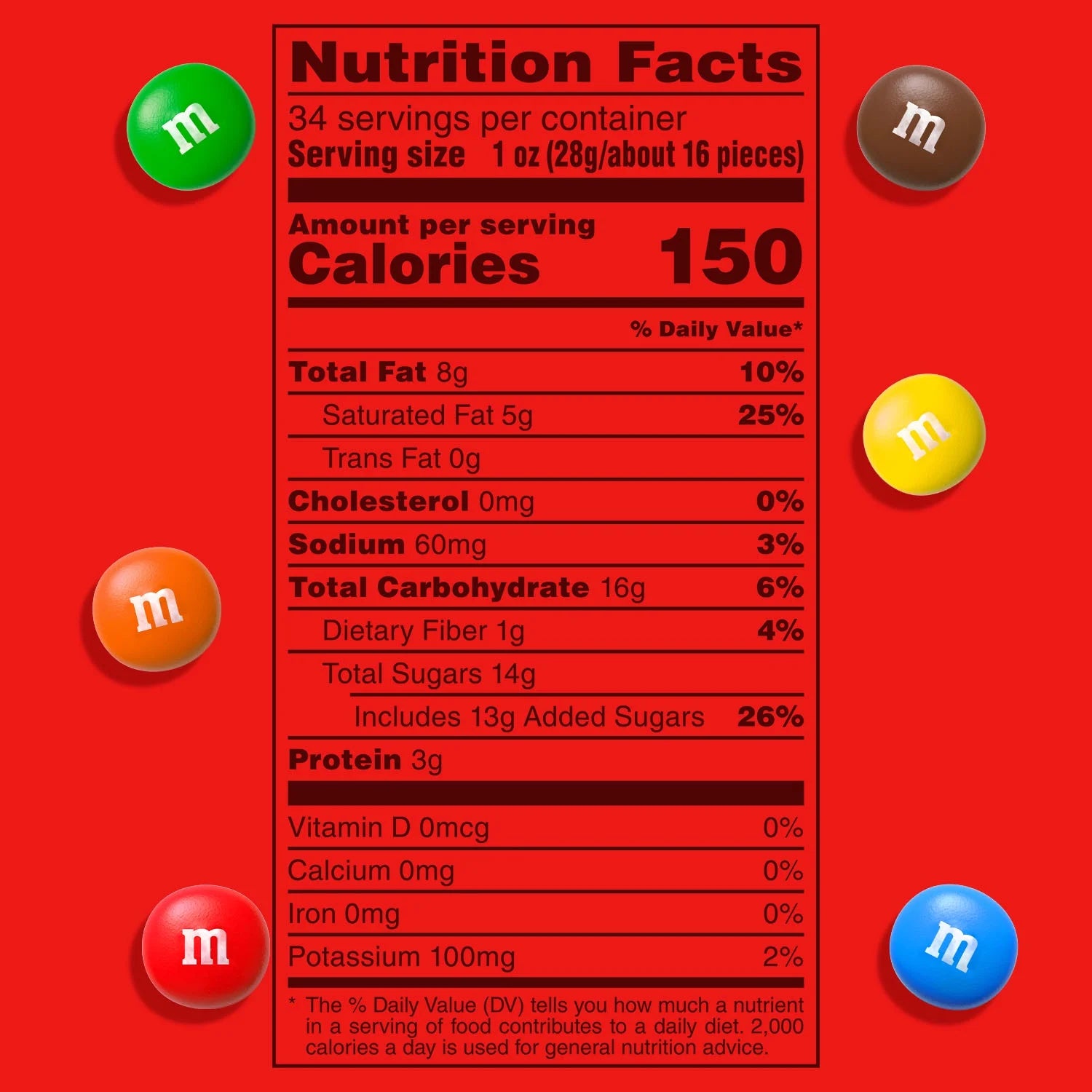 M&M's Peanut Butter Milk Chocolate Candy
