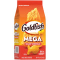 Goldfish Mega Bites Sharp Cheddar Crackers