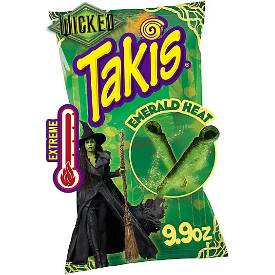 Chips tortillas Takis Wicked Emerald Heat