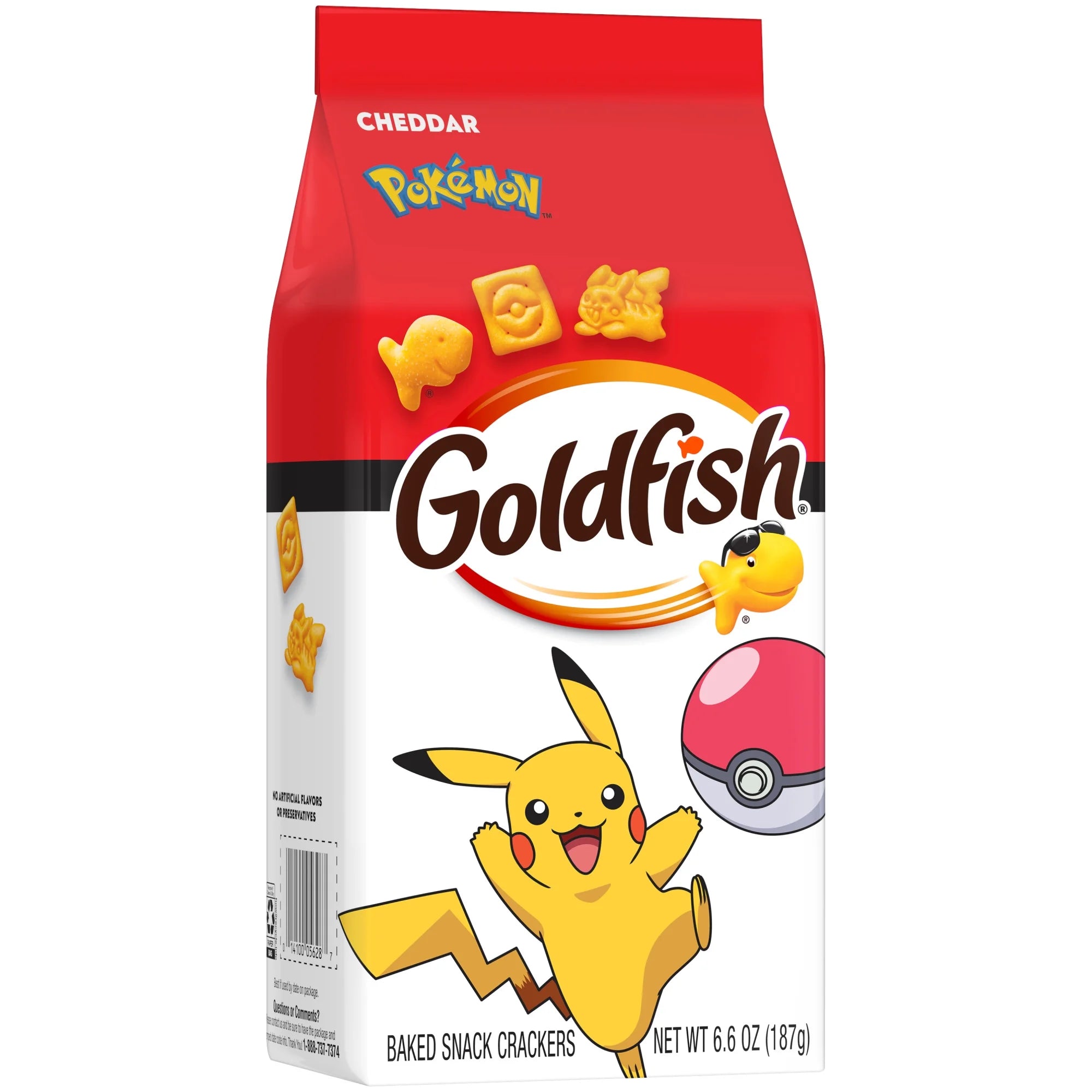 Goldfish Pokémon Cheddar Cheese Crackers