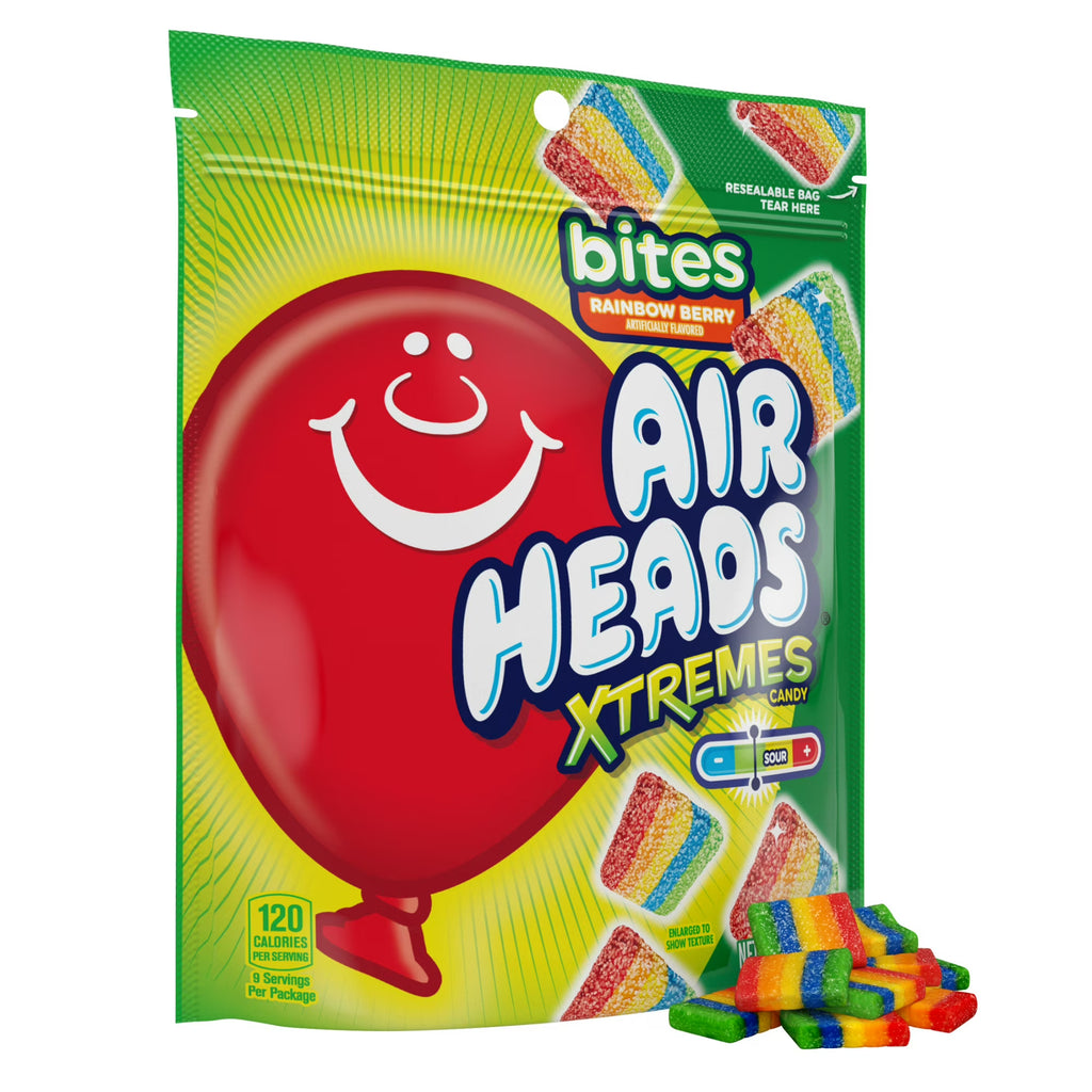 Airheads Xtremes Bites Rainbow Berry Sour Candy