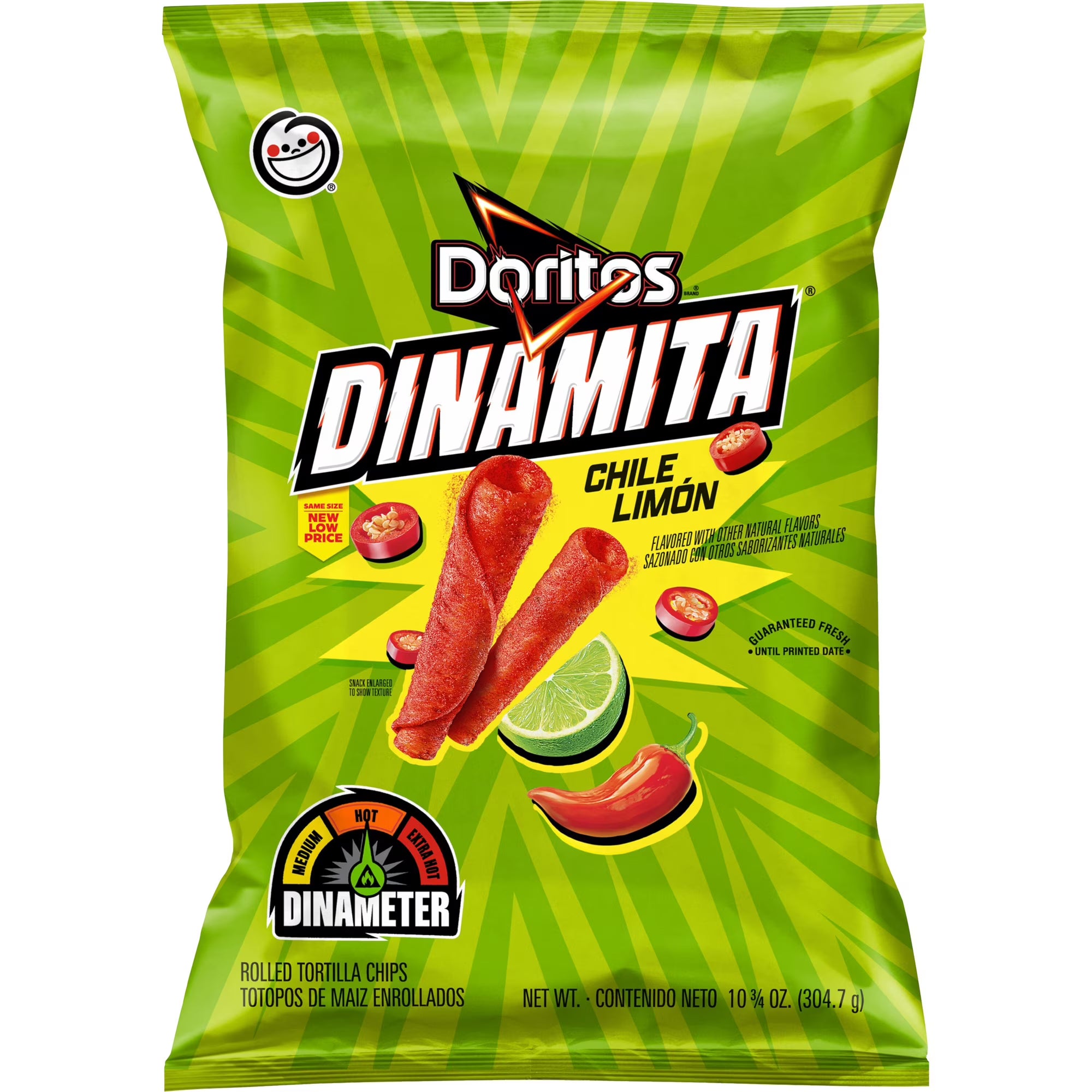 Doritos Dinamita Tortilla Chips Chile Limon