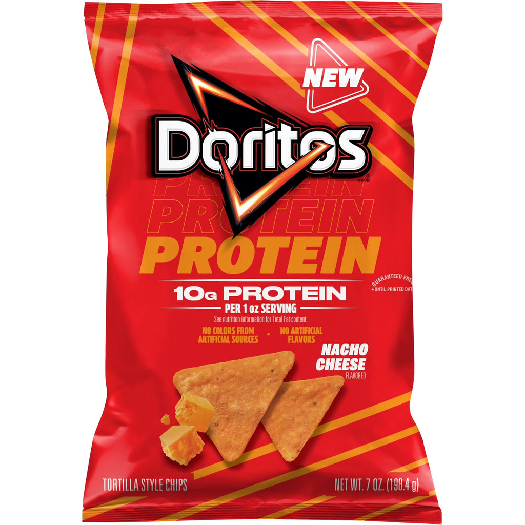 Doritos Protéines, Tortilla Chips Saveur Fromage Nacho