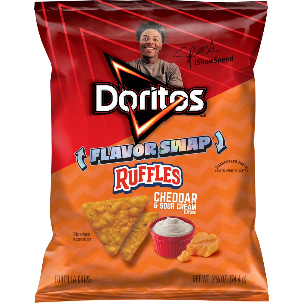 Doritos Ruffles Cheddar and Sour Cream Tortilla Chips