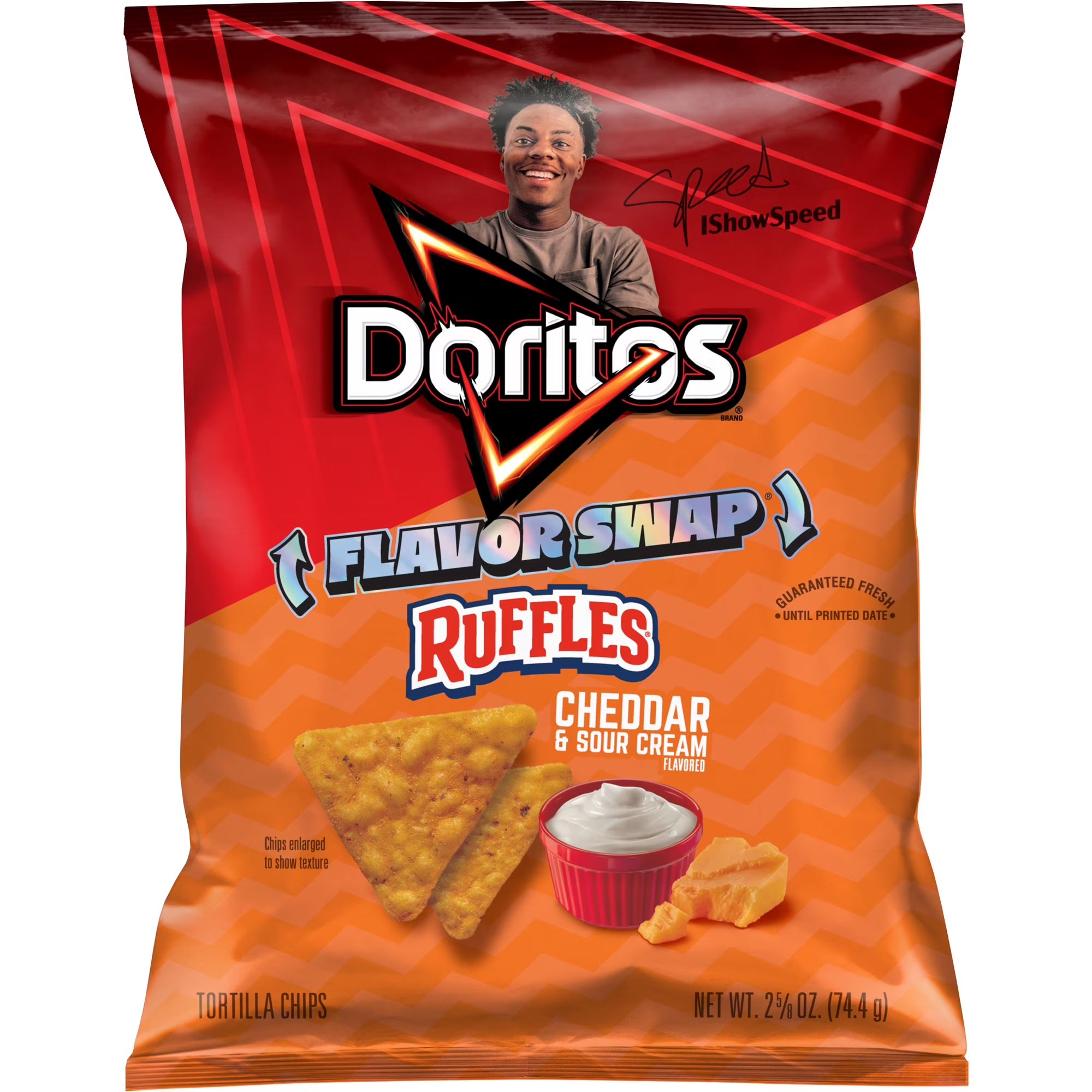 Doritos Ruffles Cheddar and Sour Cream Tortilla Chips