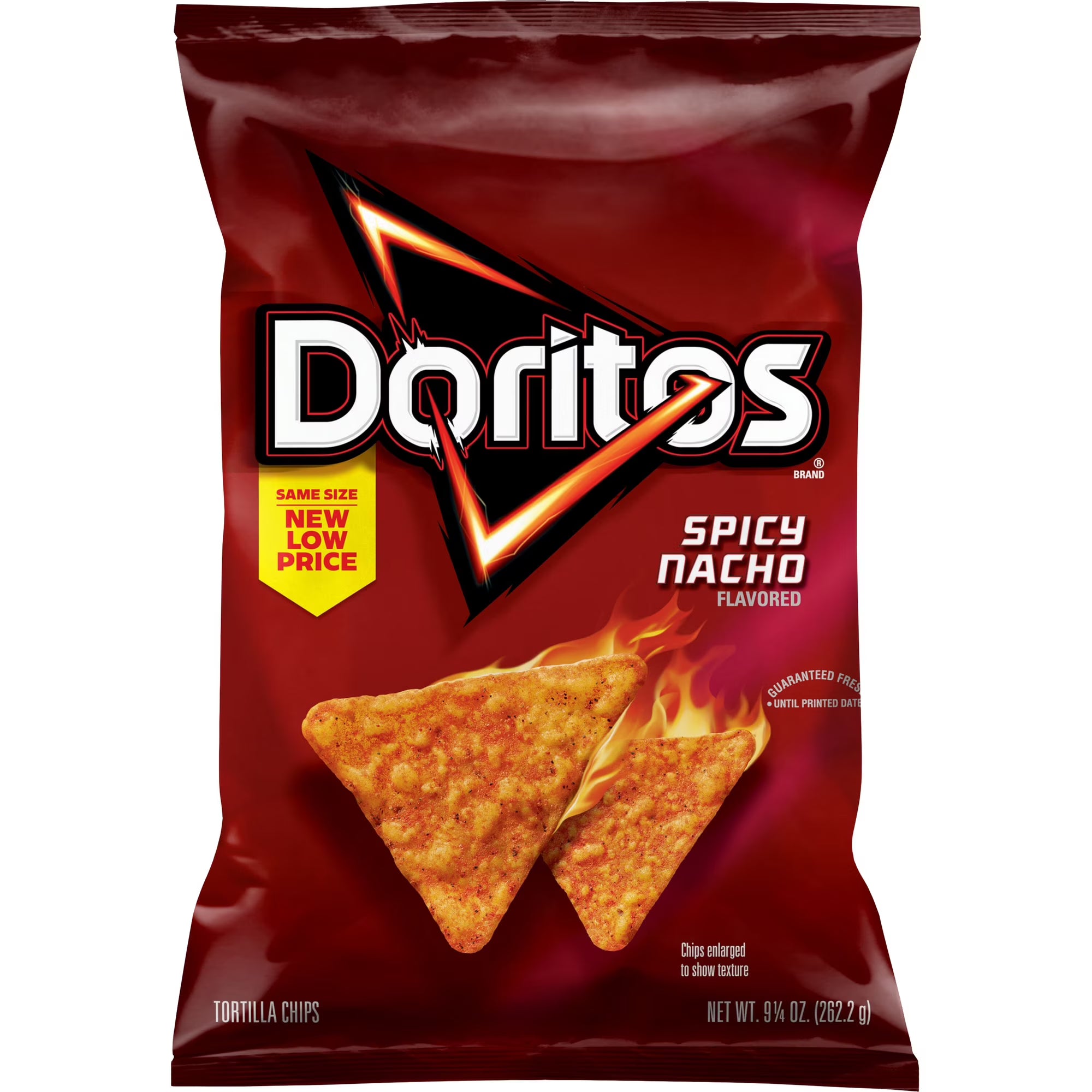Doritos Spicy Nacho Flavored Tortilla Chips