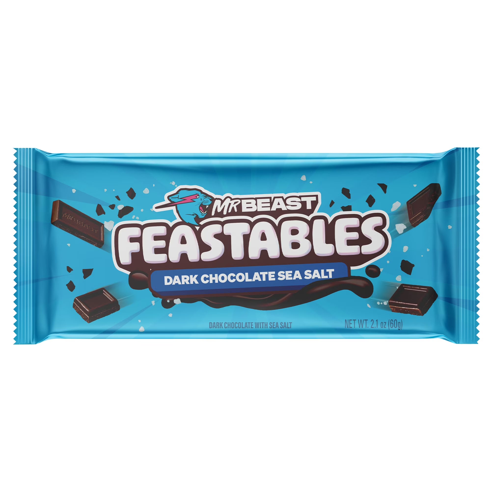 Feastables MrBeast Dark Chocolate Sea Salt Bar