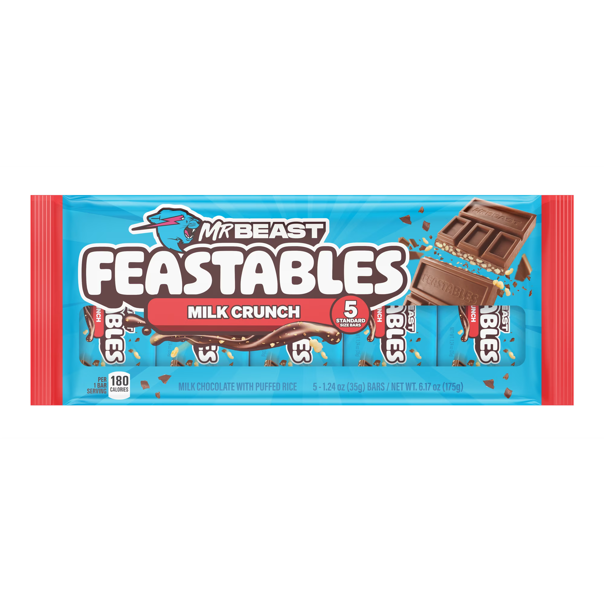 Feastables MrBeast Milk Chocolate Crunch Bar