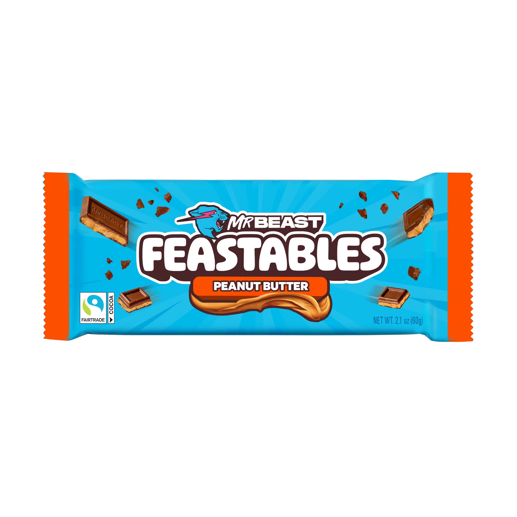 Feastables MrBeast Peanut Butter Milk Chocolate Bar