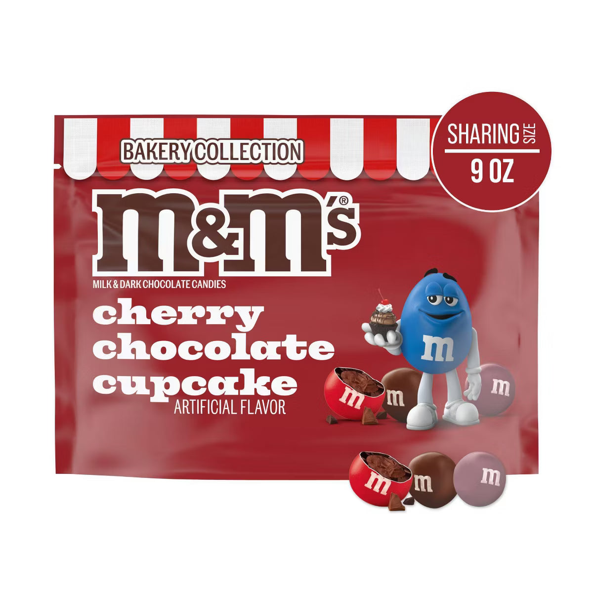 M&M's Cherry Chocolate Cupcake Candy