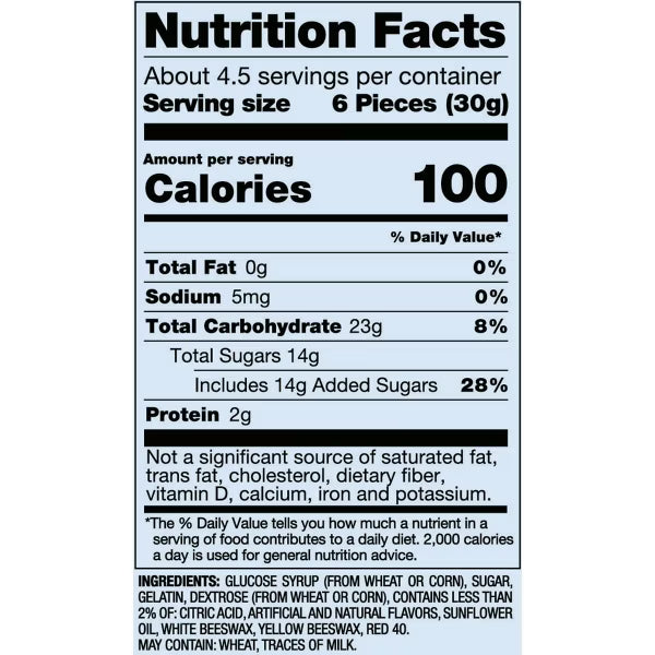 Mélange de bonbons gélifiés Haribo édition spéciale Target