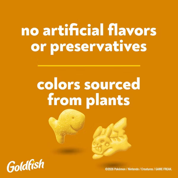 Goldfish Pikachu Cheddar Crackers
