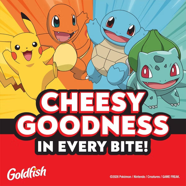 Goldfish Pikachu Cheddar Crackers