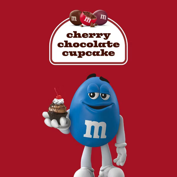 Bonbons M&M's en forme de cupcake au chocolat et à la cerise