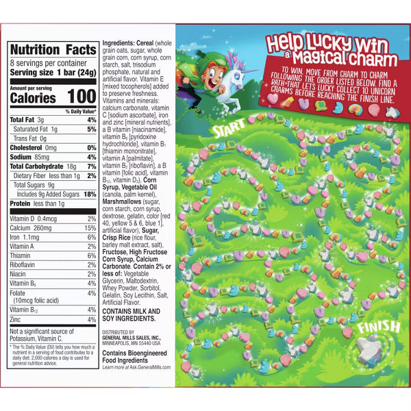 Barres tendres aux céréales Lucky Charms