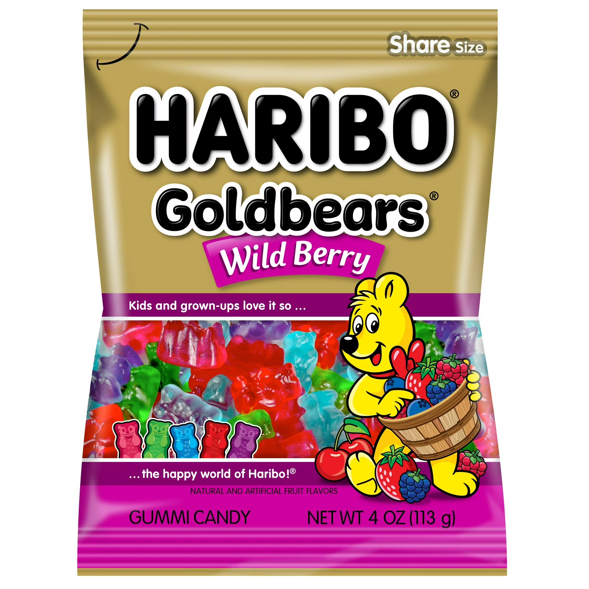 Haribo Goldbears Wild Berry Gummy Candy