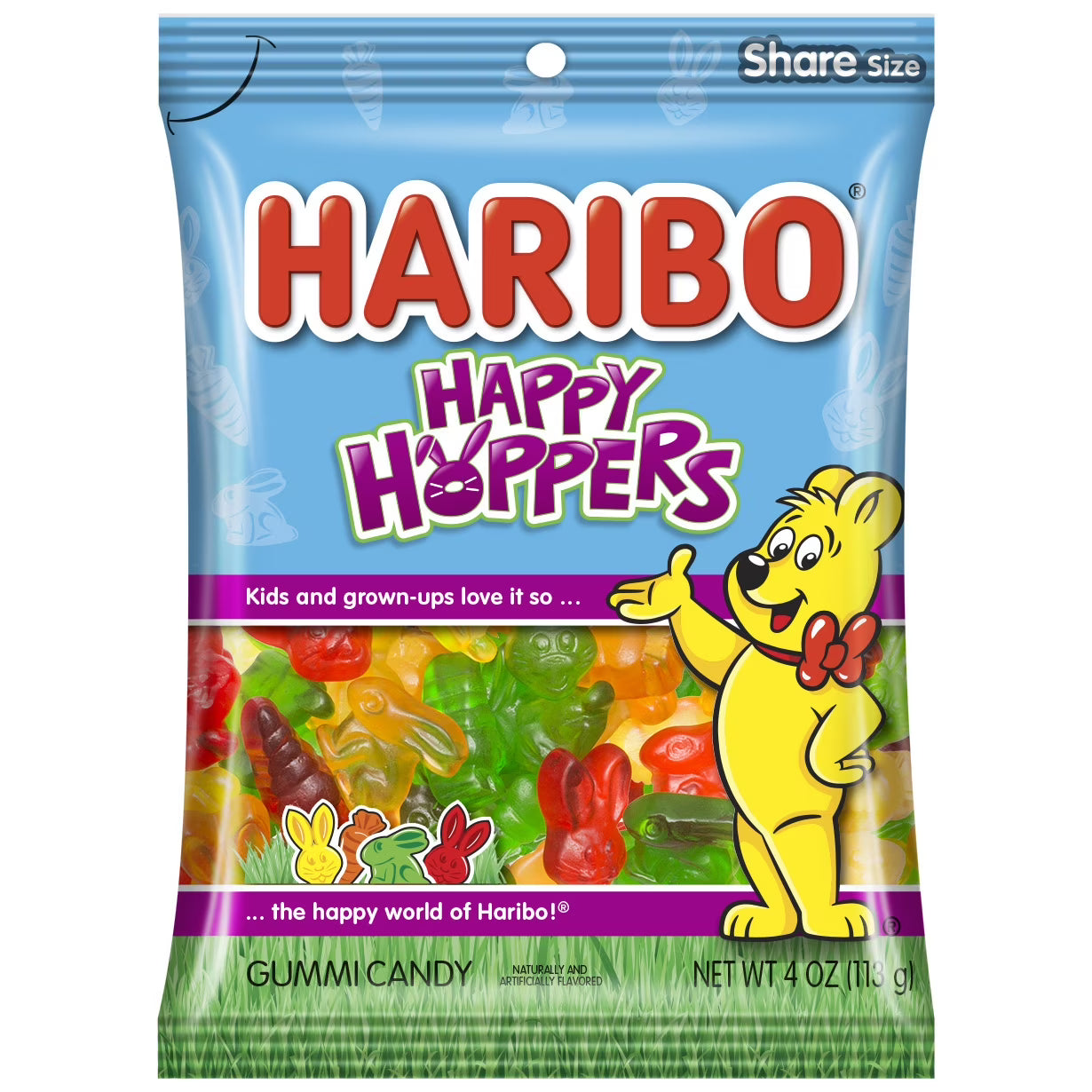 Haribo Happy Hoppers Gummy Bunnies