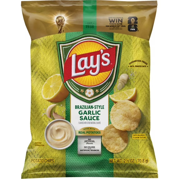 Lays Brazilian-Style Garlic Sauce